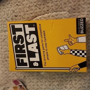 First & and Last Drinking Card Game